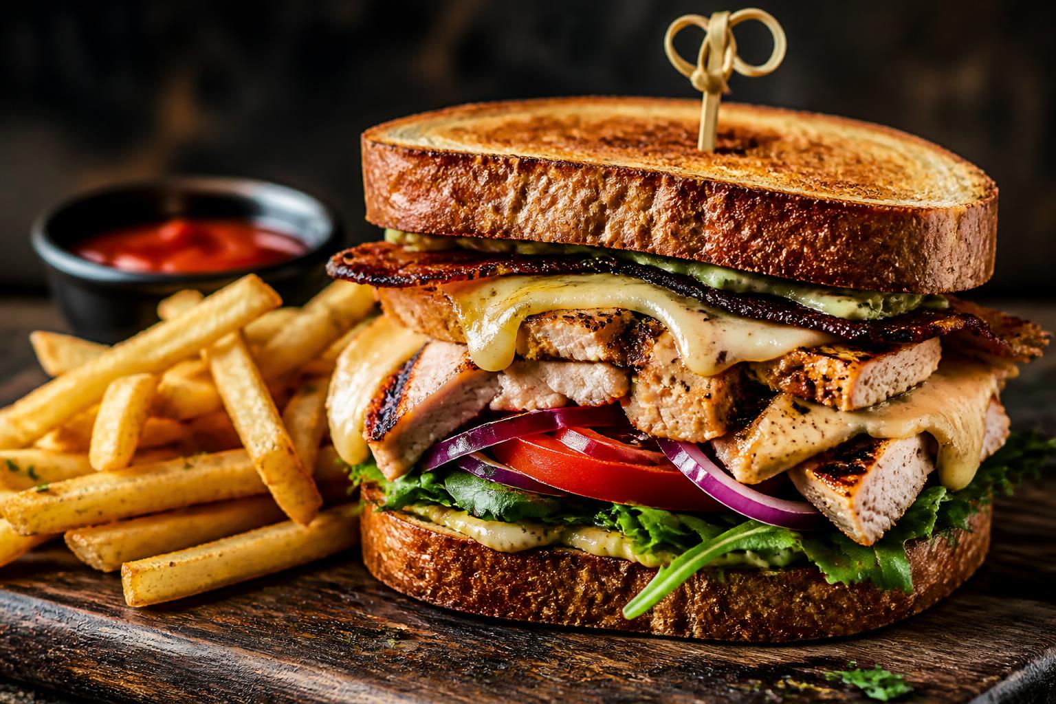 Circus Truck catering sandwich